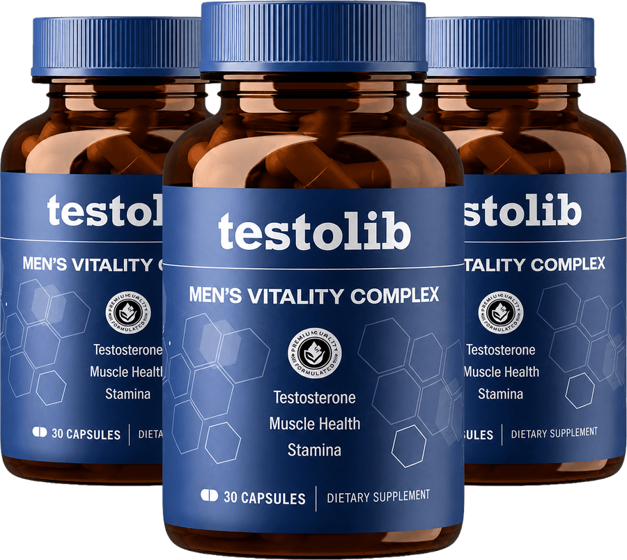 Testolib Men's Vitality Complex — Cure de 90 jours
